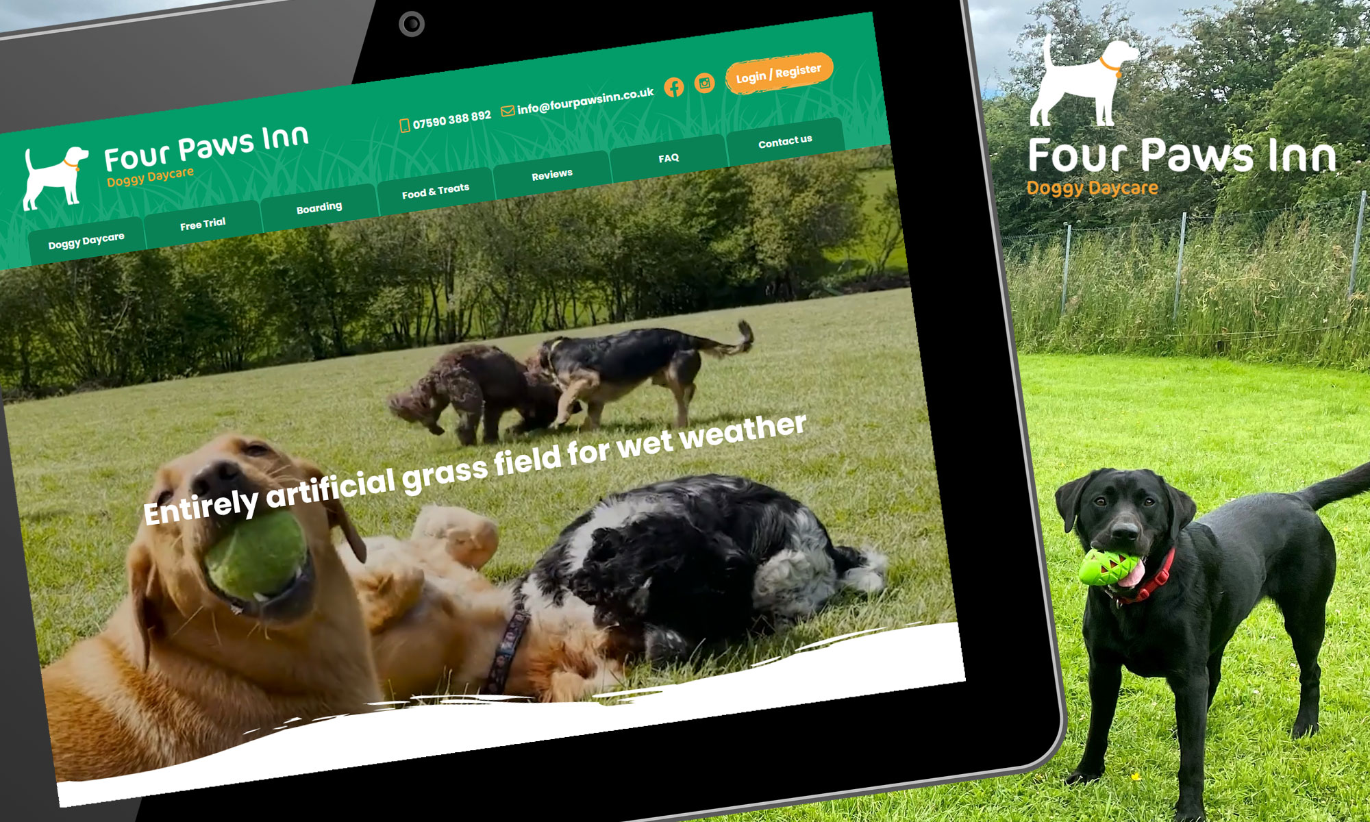Four Paws Inn website