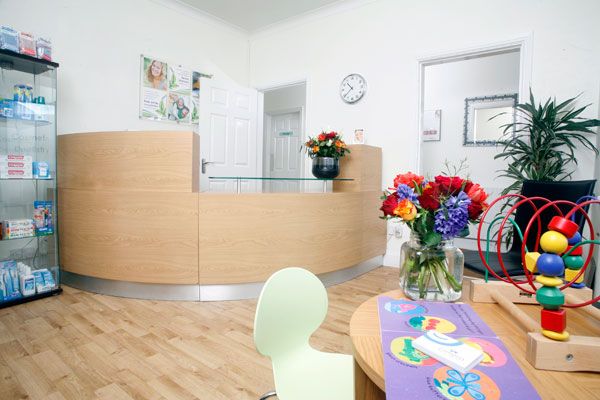 Dentist reception photography in Wrexham